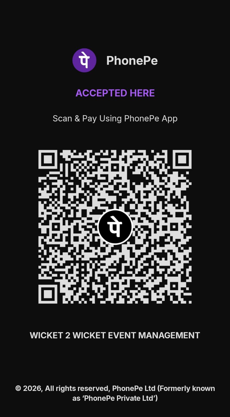 Payment QR Code